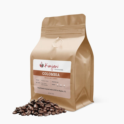 Colombia dark roast specialty coffee beans