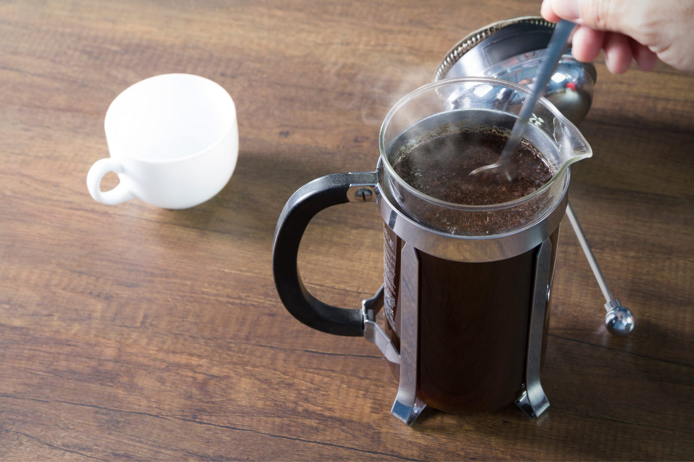Learn how to brew coffee using a french press