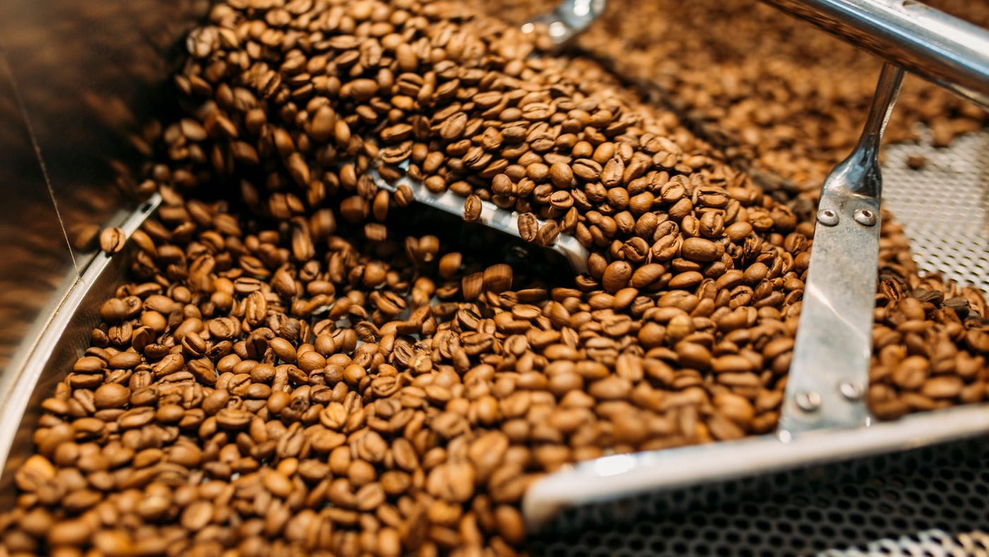 Roasting coffee process