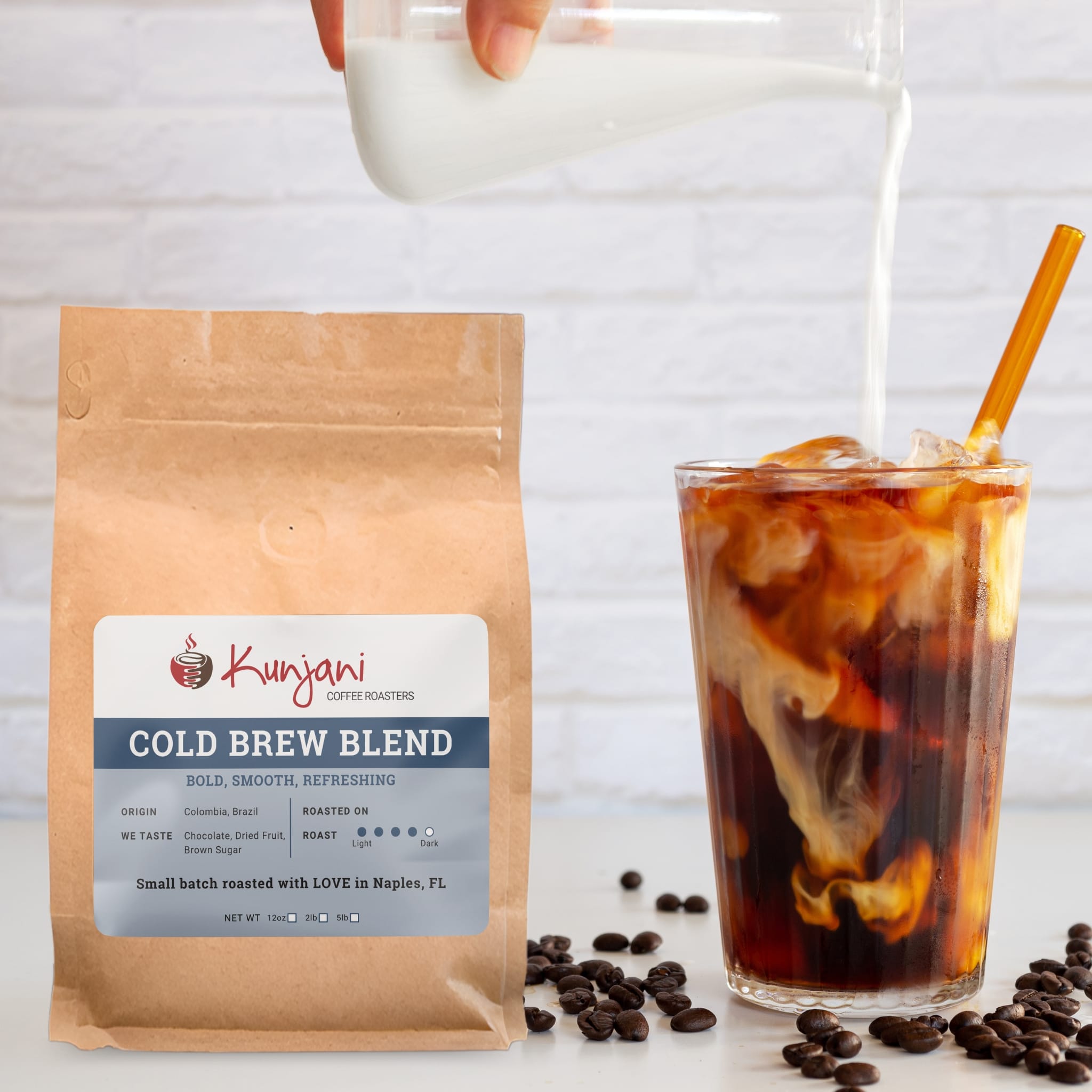 Cold Brew Blend - Low Acidity, Medium-Dark Roast Coffee | Kunjani