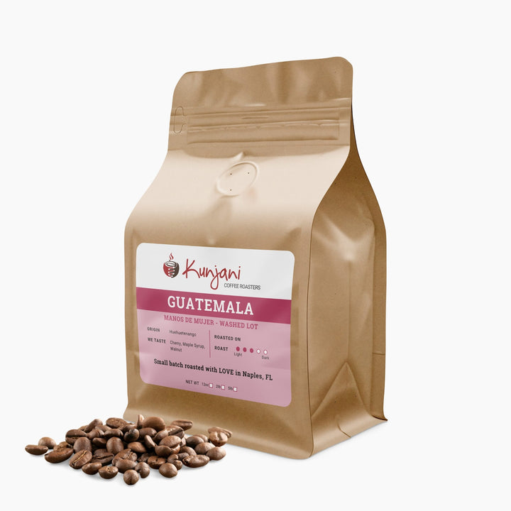 12oz bag of our Guatemala Manos de Mujer specialty coffee