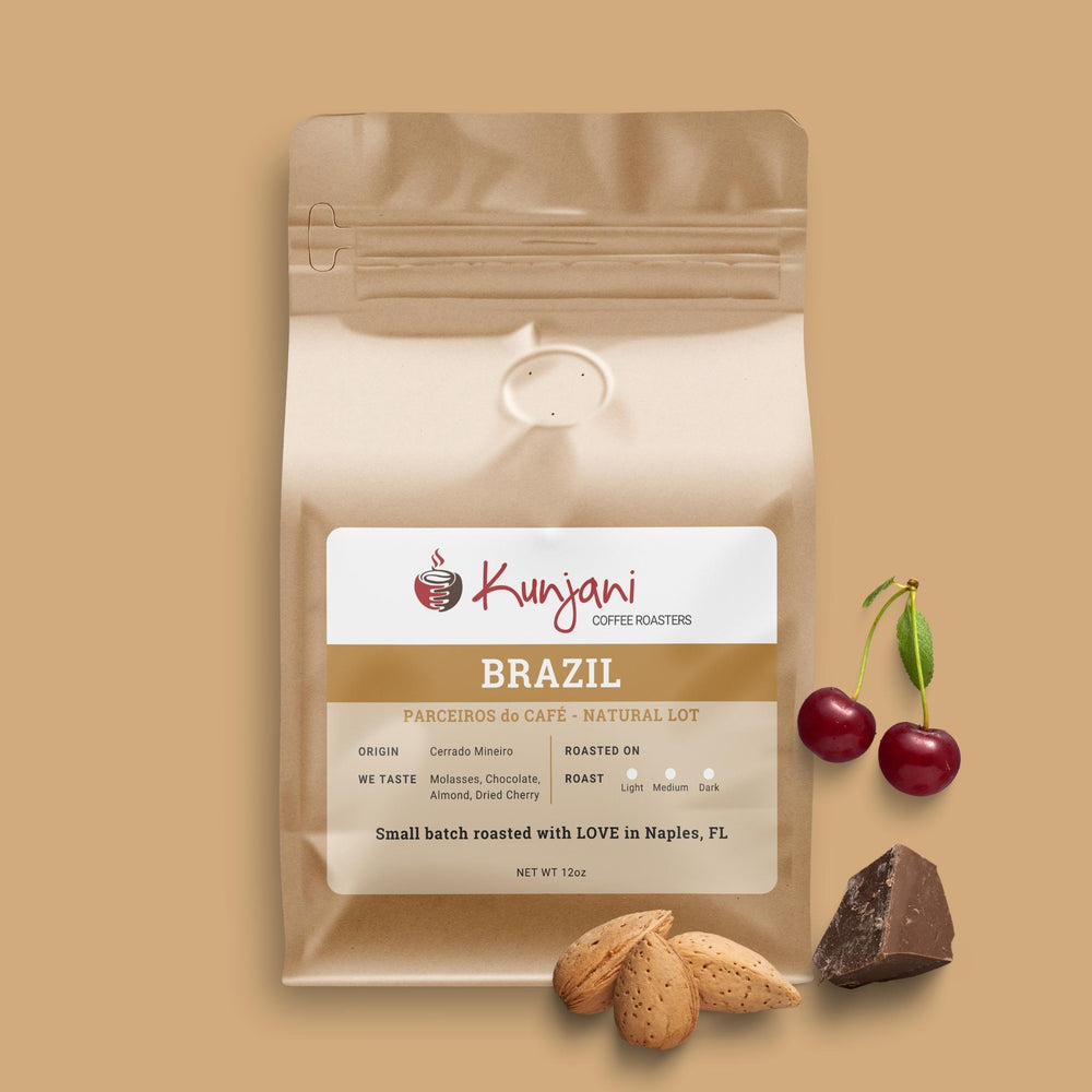 Brazil Parceiros do Café, notes of molasses, chocolate, almond and dried cherry