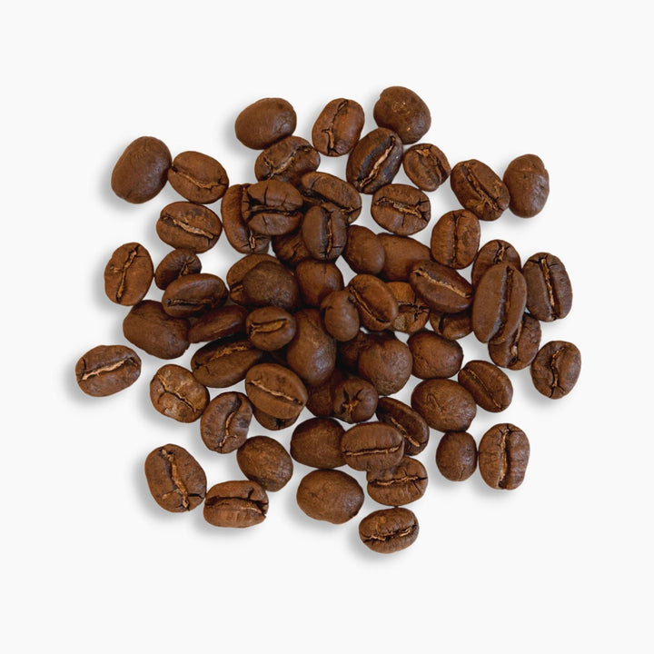 Detailed view of Costa Rica coffee beans