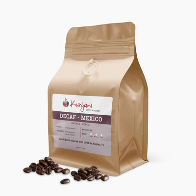 Bag of Decaf coffee from Mexico