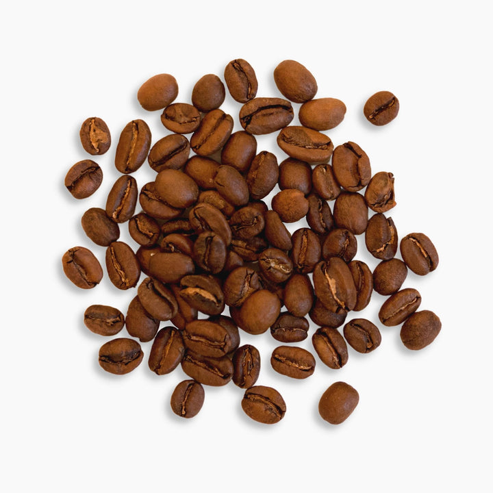 Detailed view of Ethiopia coffee beans