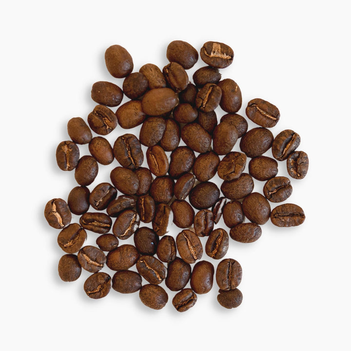 Detail view of Guatemala coffee beans